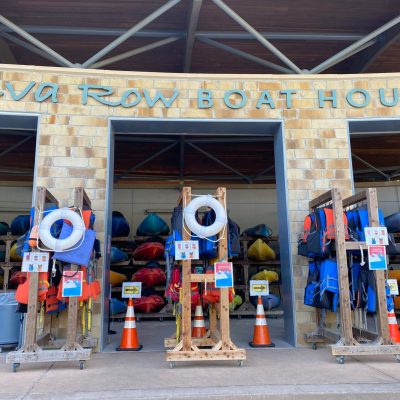 a group of people in a store